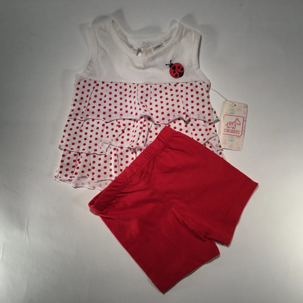 (NWT) Swiggles 2pc Top and Shorts